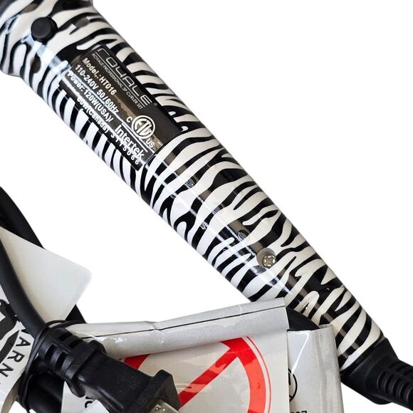 Pro Royale Professional 3 Piece Curler Set Zebra Print - Picture 5 of 16